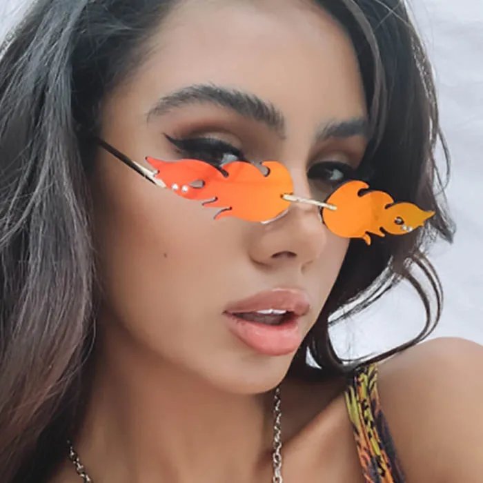 Fashion Fire new stylish bar metal women sun glasses sunglasses for ladies