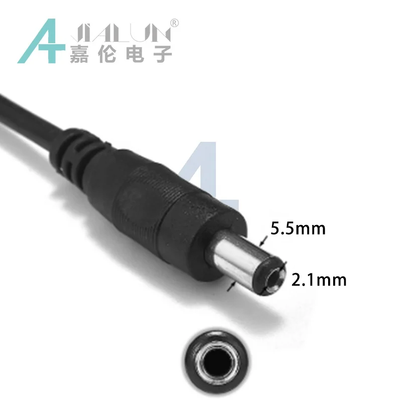 JIALUN 12V DC 5.5mm x 2.1mm Car Cigarette Lighter Power Supply Adapter Plug Charger Cable For Battery Charger LED Strip Lighting