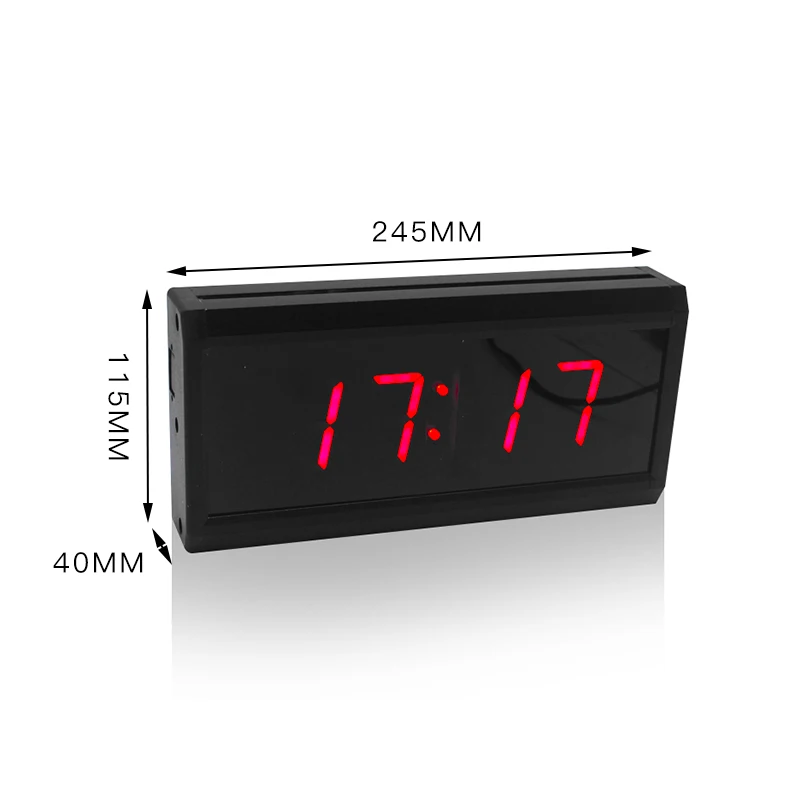 Custom China Factory Price Mini Aluminum Alloy  Muti-function Rechargeable LED Digital Clock
