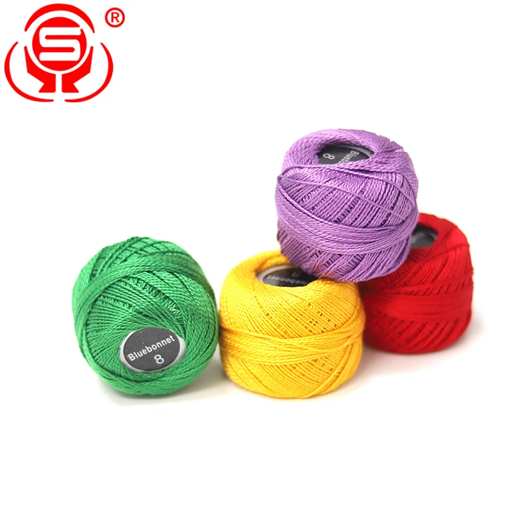 
Crochet Thread Cotton Yarn Threads Balls Rainbow Colors Staple Cotton Crochet Thread Set Balls 