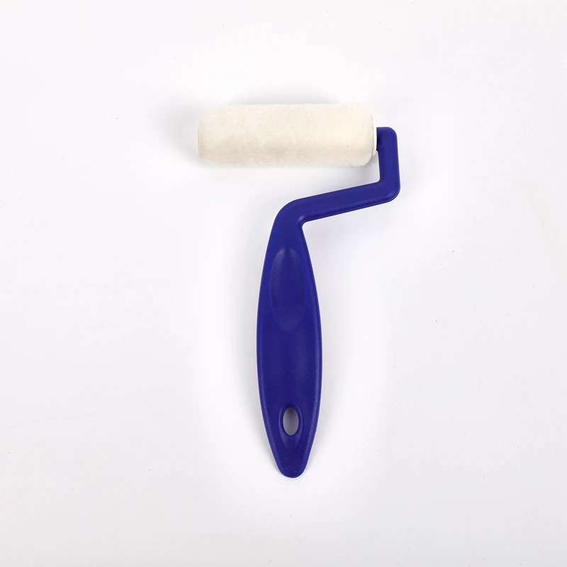 BIYU High Quality Designer Paint Rollers Custom Paint Roller Decorative Paint Roller Brush With Blue Plastic Handle