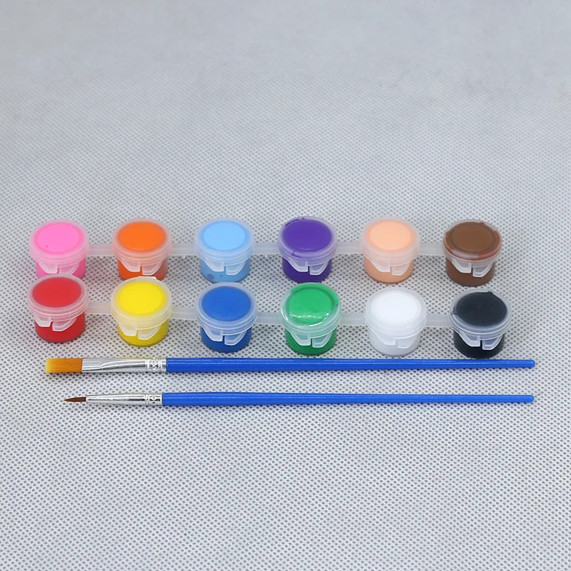 Hot Selling 6 Colors 3ml Mini Acrylic Leather Paint Acrylic Paint Buy