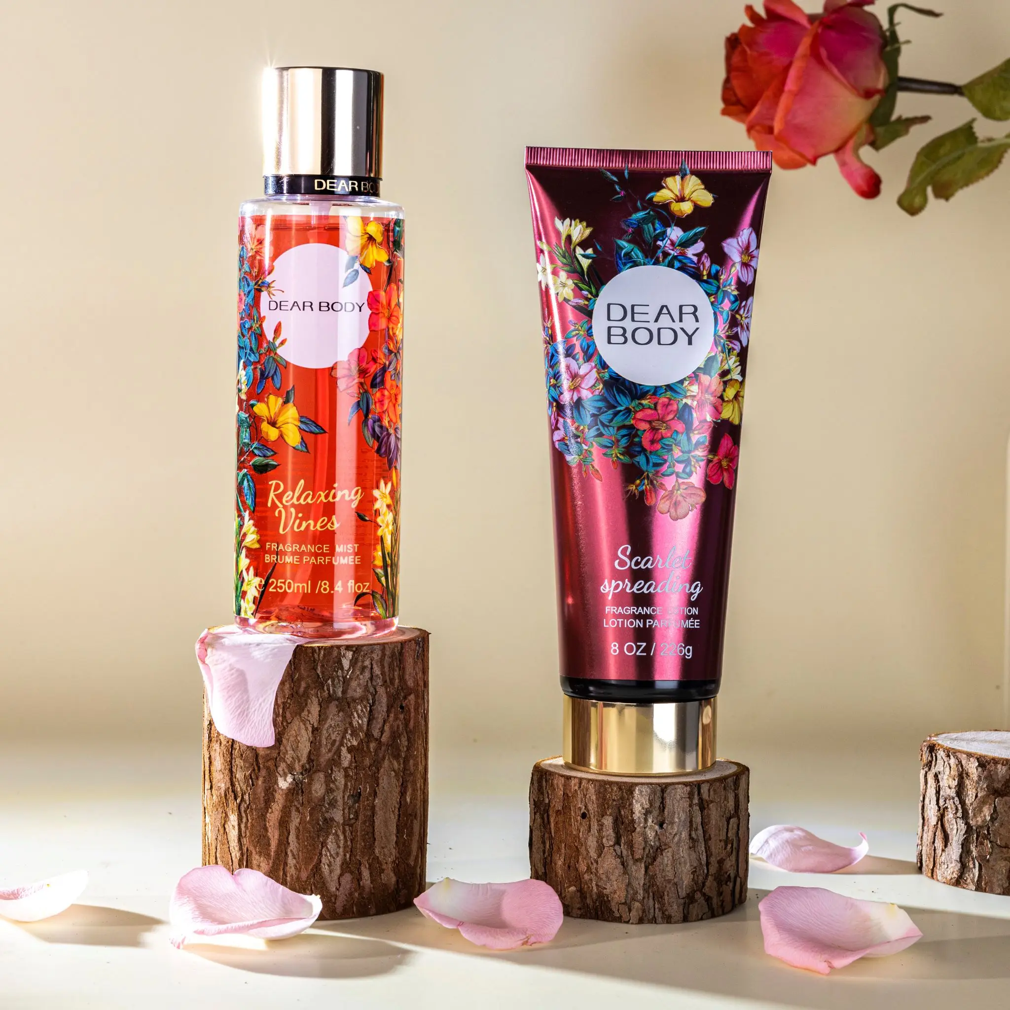 250ML gift sets for women lightening body lotion perfumes original parfums original perfumes