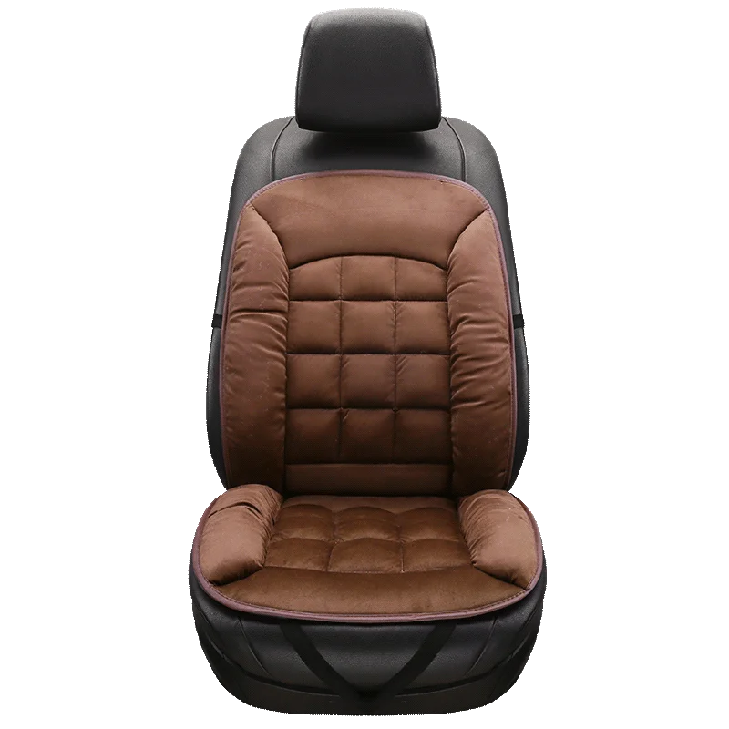 Car seat covers single butt cushion winter plush short one-piece car cushion winter warmth rear seat cushion three-piece set