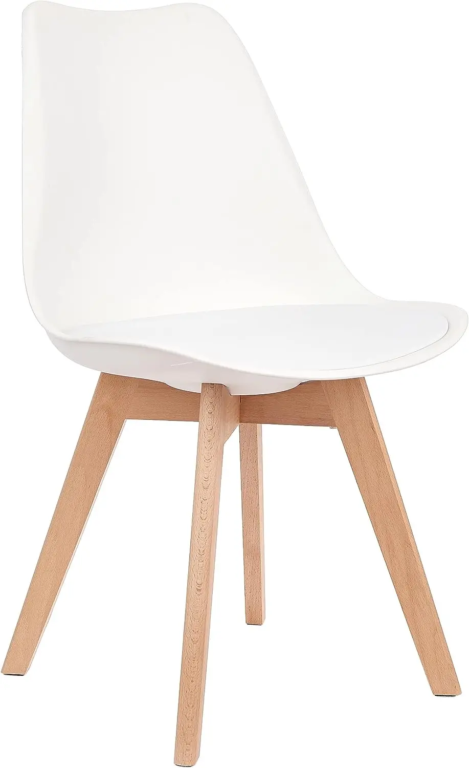 Modern Home Furniture Nordic Design Wooden Legs Plastic Tulip Chair Plastic Dining Room Chairs for dining room