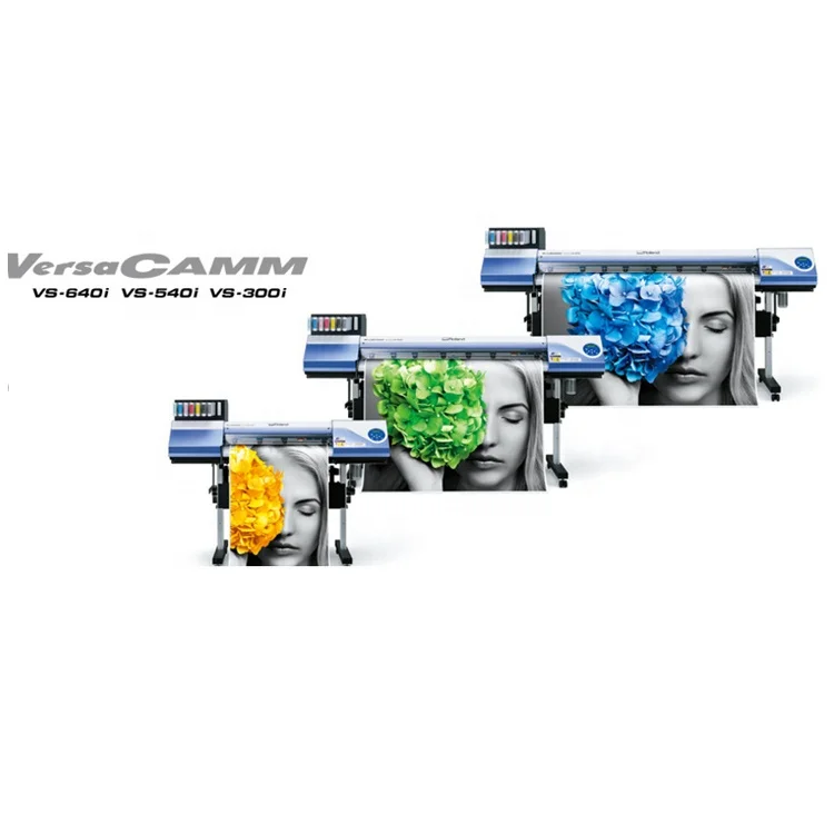 90% New Automatic Roland Vs640i  VS540i  Roland printing and cutting machine for Car body advertising sticker printing