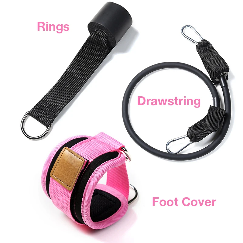 Best Selling Fitness Sport Suspension Tension one pair Foot Ring Ankle Buckle for Gym