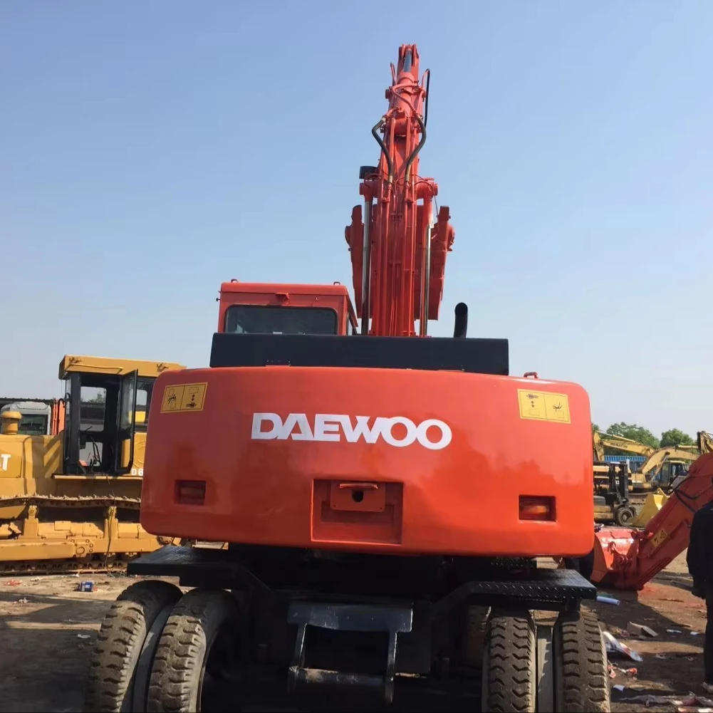 Used Daewoo Doosan DH150W-7 Wheel Excavator for Sale DH130 DH150LC-7 DH140