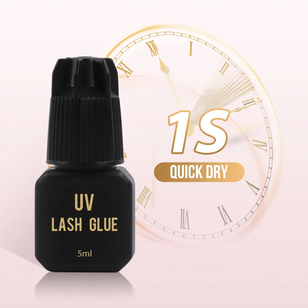 KV wholesale uv lash glue individual lash glue 1S glue for eyelash extensions