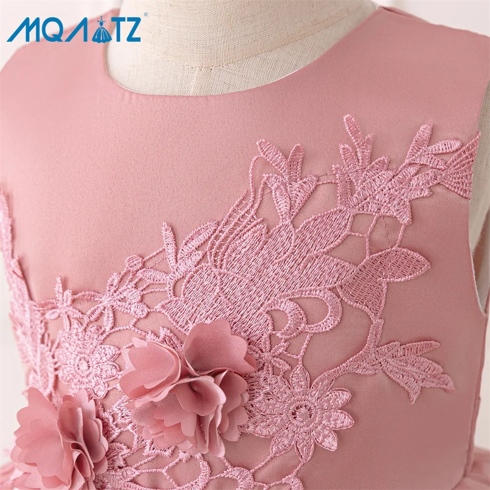 MQATZ оптовая продажа детское праздничное платье принцессы на день рождения для девочек новорожденных одежда малышей BL112