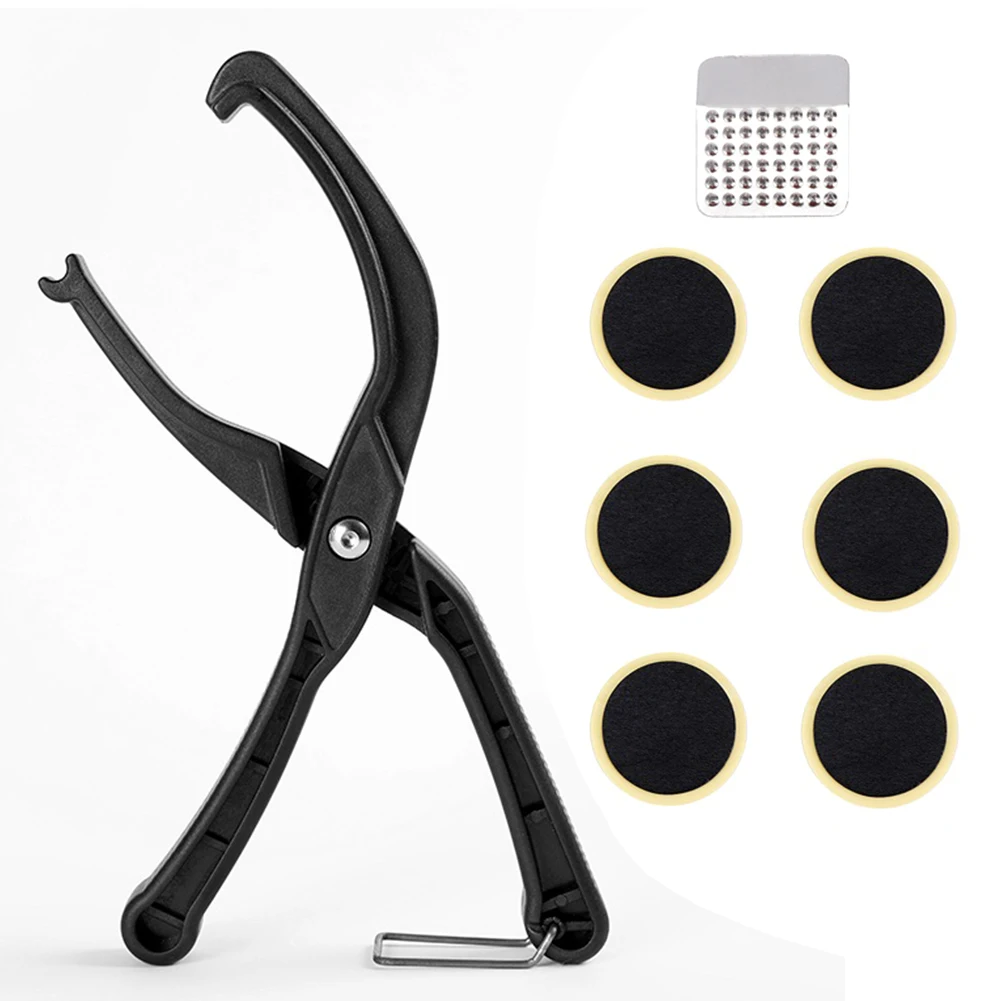 No-Glue Rubber Quick Drying Bike Tire Patch Metal Tire Chip Repair Fix Kit Flat Tyre Tube Glueless Patch Kit Bicycle Tools