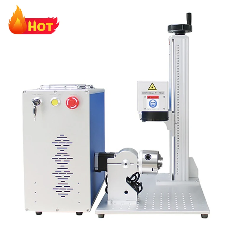 Logo marking figure serial number mark on bird pigeon rings ear tags fiber laser marking machine engraver silver brass steel