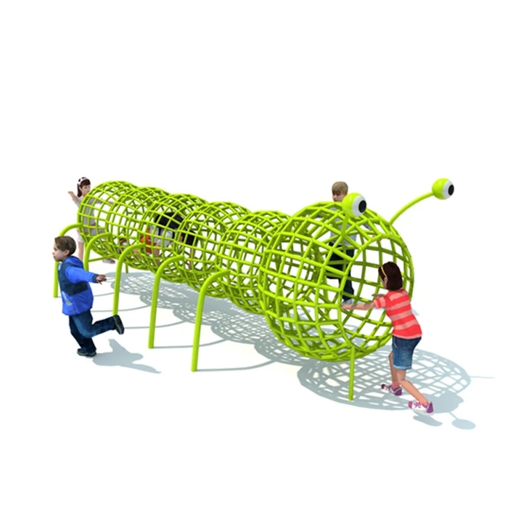 Открытая игровая площадка для детей канатная сетка для лазанья туннель оборудование для развлечений