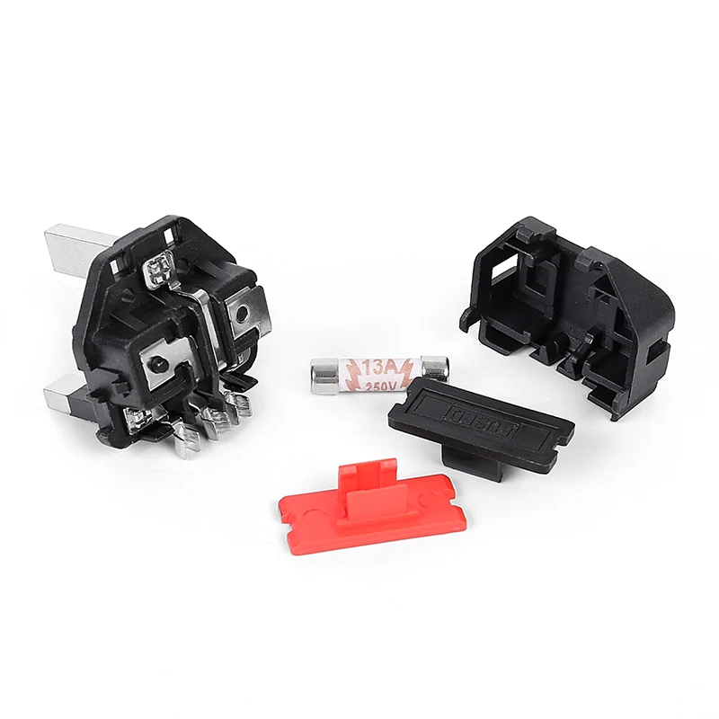 BS 13A Plug Insert Assembled UK Plug Insert BS1363 Plug with 13A Fuse
