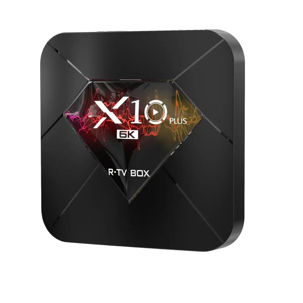 Factory direct sell cheapest x10 plus Android Tv box allwinner H6 4GB 64GB android 9.0 smart tv box X10 Plus