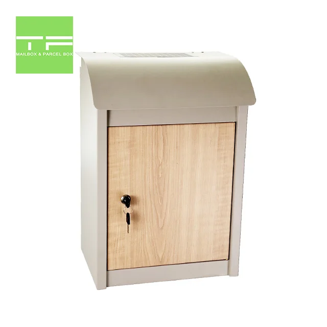 Modern garden villa lockable mailbox wall mounted usa metal mailbox outdoor metal mailbox