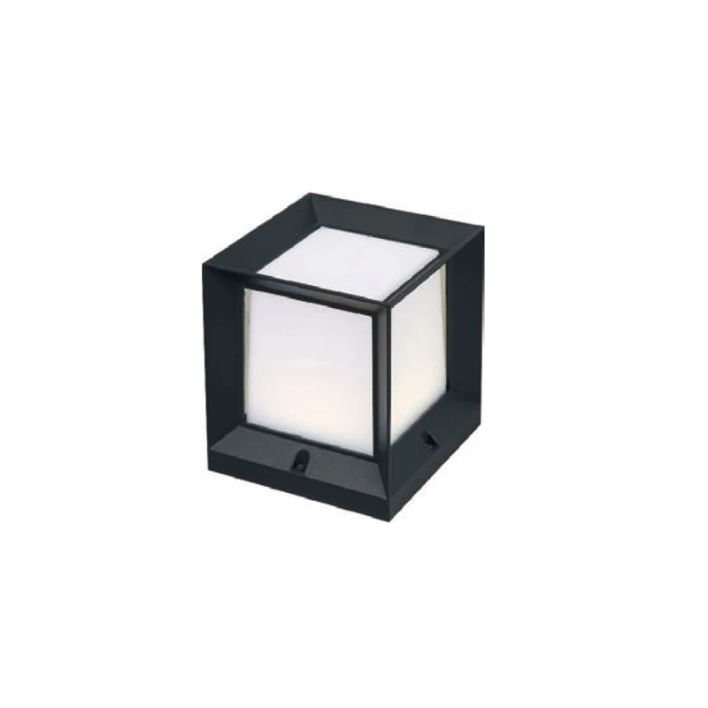 IP65 квадратное садовое освещение для газона E27 лампа равна 11 Вт светодиодный квадратный наружный Настенный бра