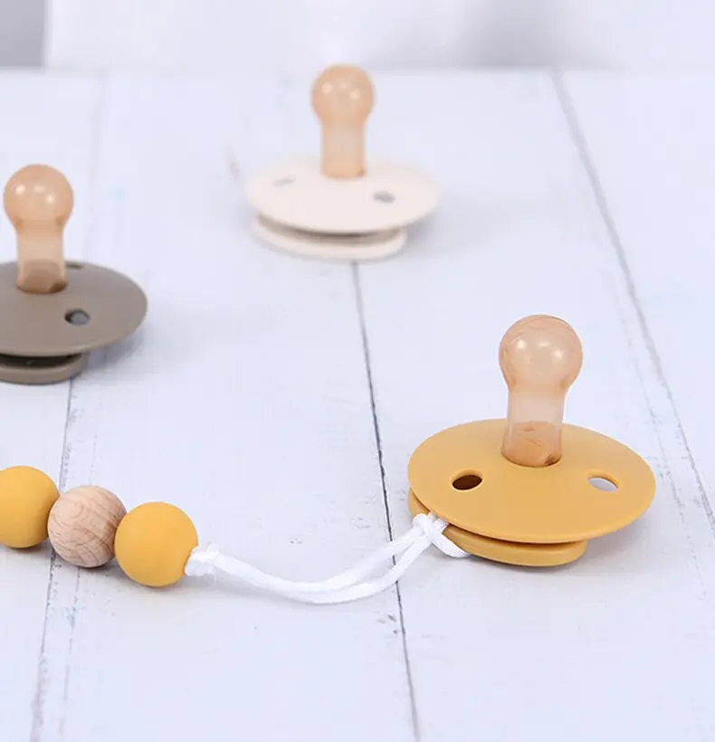 Candy Color Baby PP Pacifier Portable For Baby Pacifier Baby Pacifier Can Be Add logo Wholesale Liquid Silicone