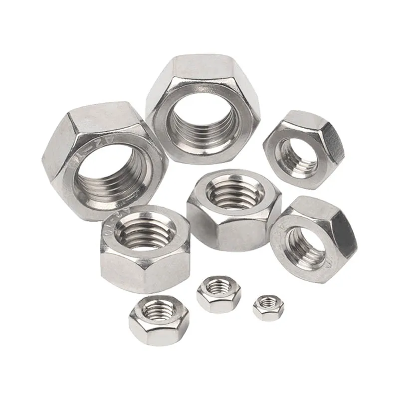 M33 M8 M6 DIN934 304 316 stainless steel A2 A4 metric hot forge hexagon hex nut for bolt
