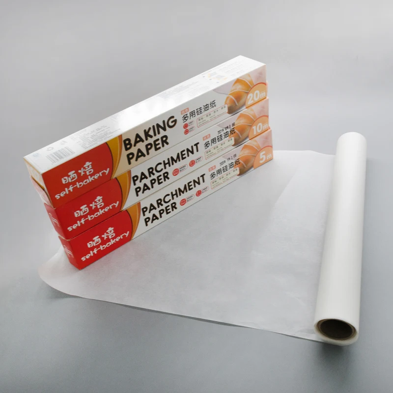 Top quality baking paper roll manufacturer nonstick parchment baking paper roll