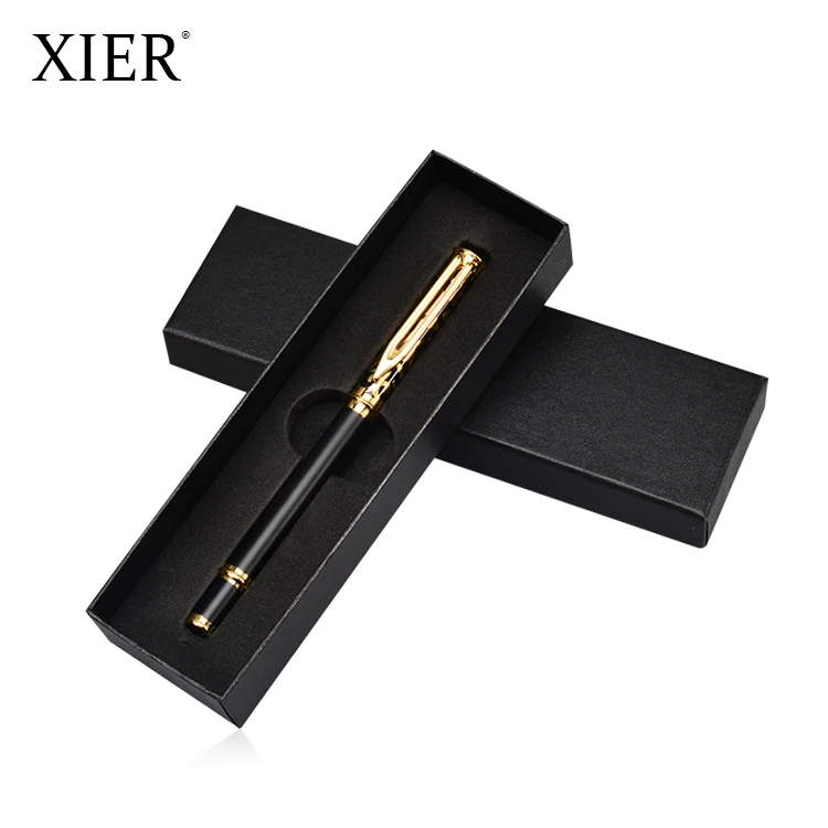 Professional Custom Pen Business Corporate Gift Pens Set Luxury Metal Roller Pen With Box