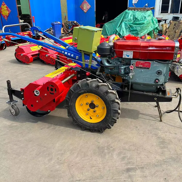 Jining OPTIMAL New Gasoline Hand-held Straw Return Machines Small Volume Grass Return Machine Grass Orchard Mower Straw Killer