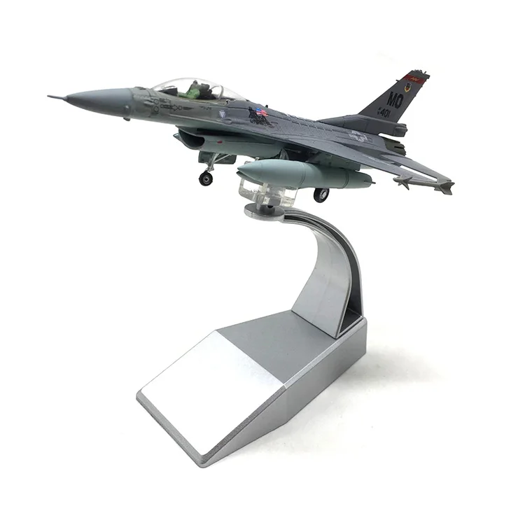 Модель в 1/100 масштабе игрушечная F-16 USAF F16 F-16C истребитель самолет металлическая модель игрушка для коллекции