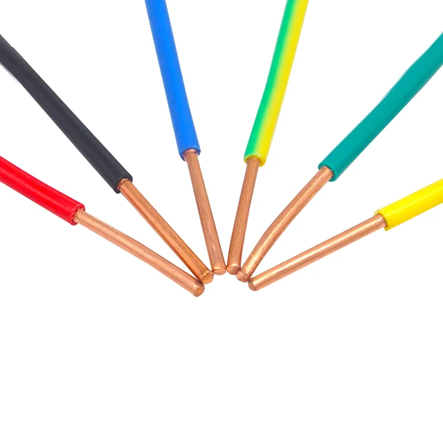 High Quality BV Household Single Core Single Strand Flame Retardant Wire Flexible Cable Residential Copper Wire Electrical Cable