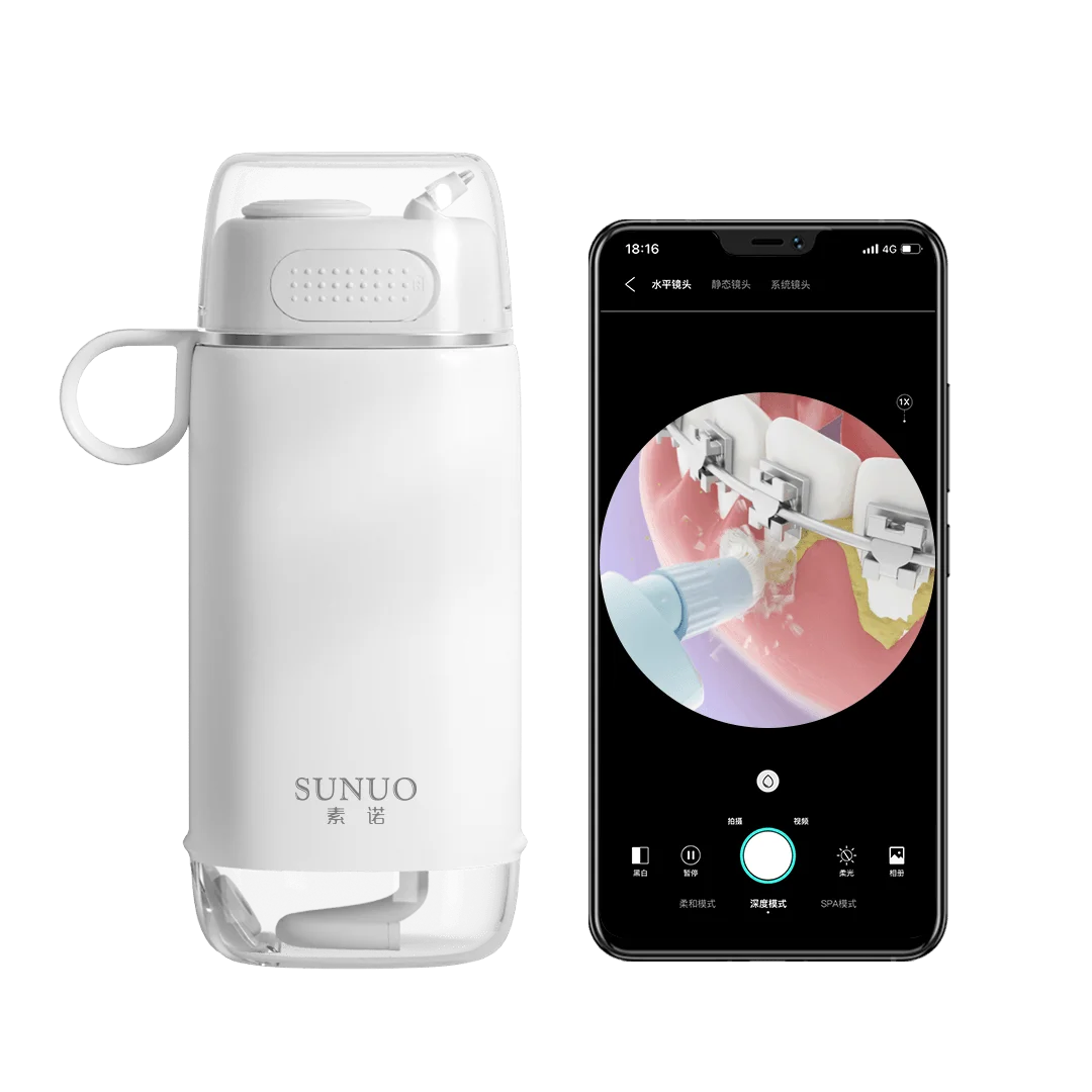 C3 Pro Wifi Oral Irrigator Oral Care Smart Water Flosser Intelligent With Camera Hidden Nozzle Tooth Cleaner Oral Irrigator Set