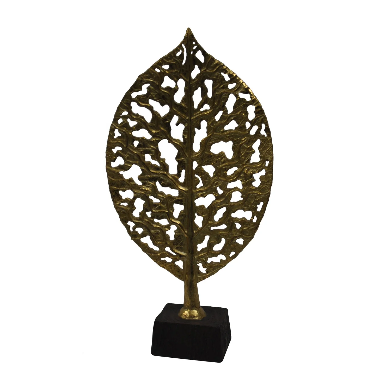 
unique design polyresin leaf shape of table decor or for gift ornament hotel 