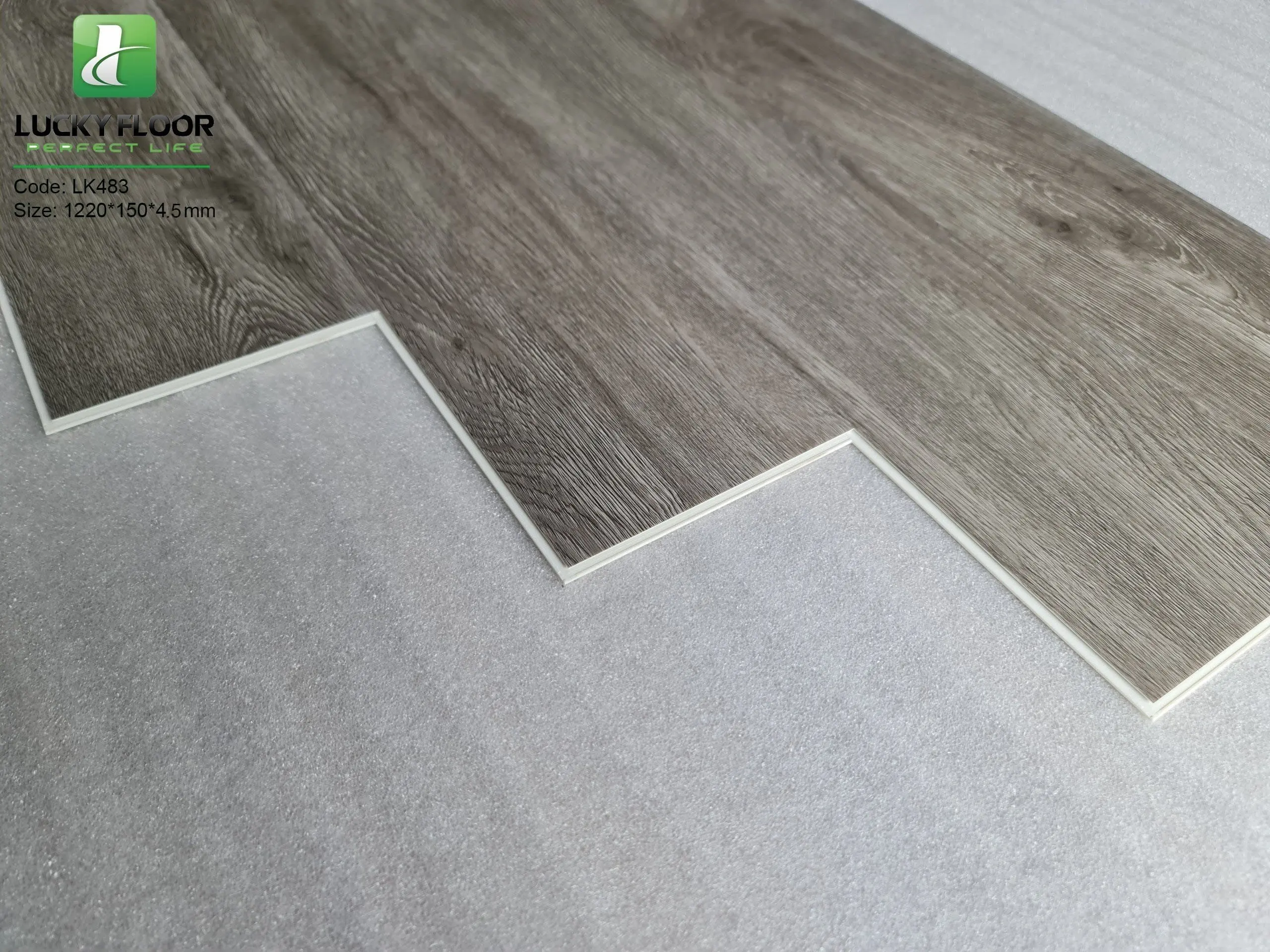 High-class Competitive price UV coating anti-slip anti-scratch deep embossed texture spc flooring