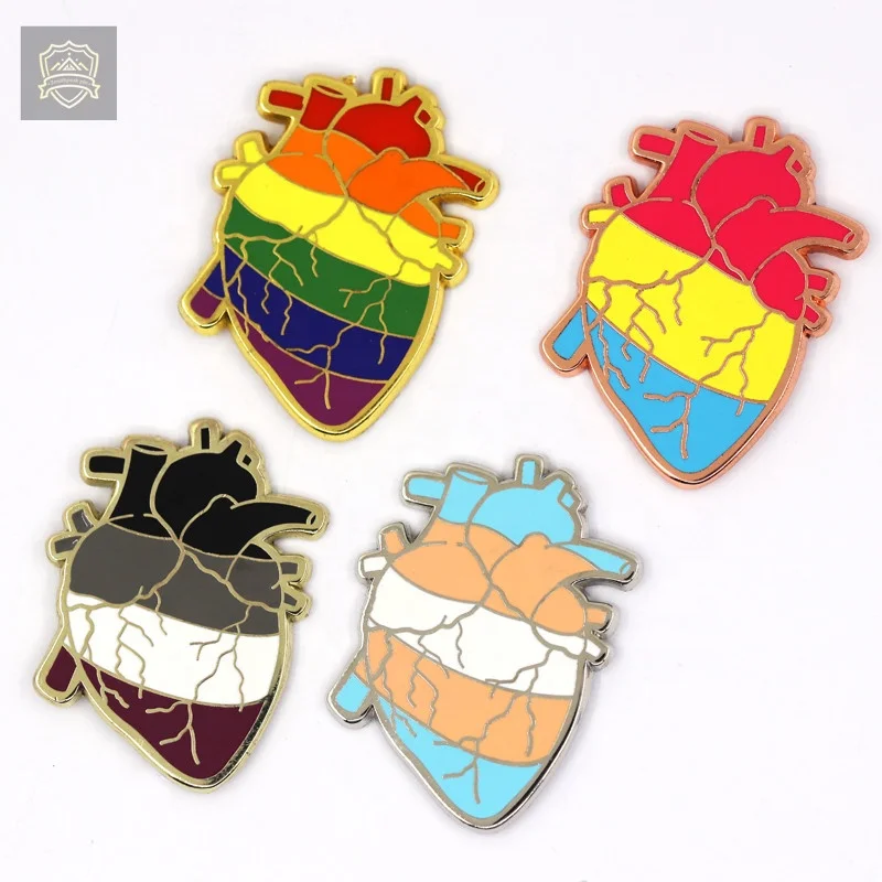 Custom zinc alloy material with hard enamel technology in verified lapel pin manufacturer