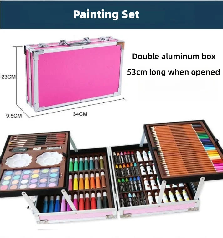 Winnel Customized Promotional Christmas Stationary Set Kids Boys Gift Box Set for Kids School Girls