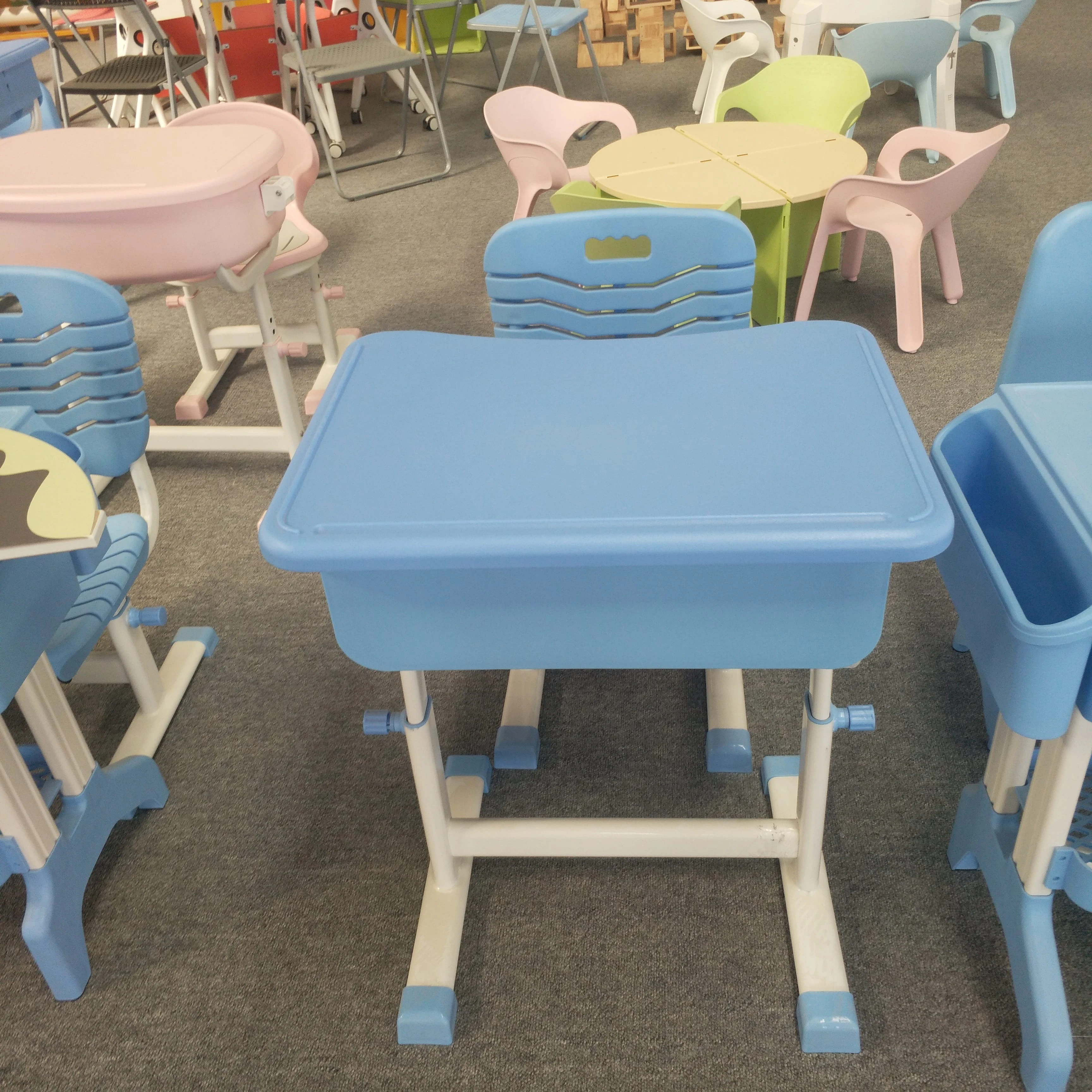 
Plastic Desk And Chair For Classroom Cheap Price Class Teaching Equipment Sets For Sale 