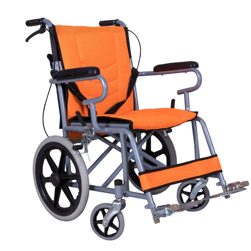 Cheap Lightweight Wheel Chair Portable Foldable Manual Wheelchair for Disabled