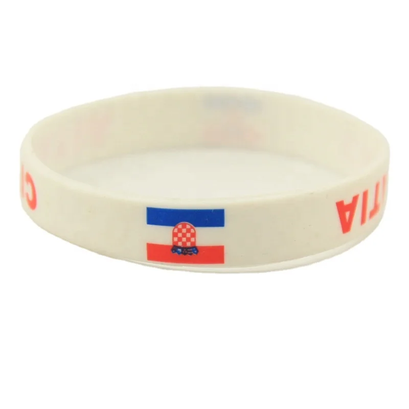 Croatia  Flag Armband Rubber Free Croatia  wristband flag bracelet Silicone