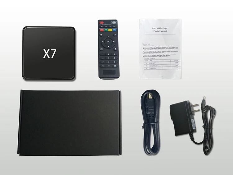Amlogic S905L X7 64 бит четырехъядерный процессор cortex IPTV 4K Android 9 1 Smart TV box Поддержка мульти-apk установить