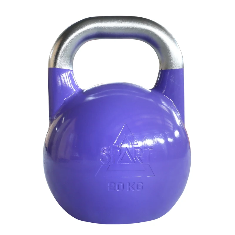 
Amazon 12kg 16kg 24kg Professional Home Gym Colorful Competition Stainless Steel Kettlebell 