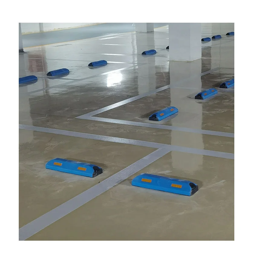 YCTRAFFIC L560*W150*H80mm Car Parking Stopper Rubber Car Wheel Stopper