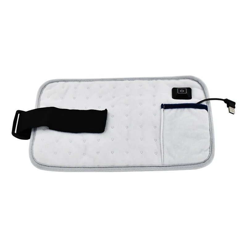 Hot Compress Selling Belt With Wireless Electric Lumbar Pain Relief Back Massager Belt Usb Red Light Heated Waistband
