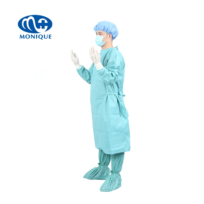 Reinforced Surgical Gowns with Hand Towel Medical Sterile Hospital Gown Surgeon Room Clothes
