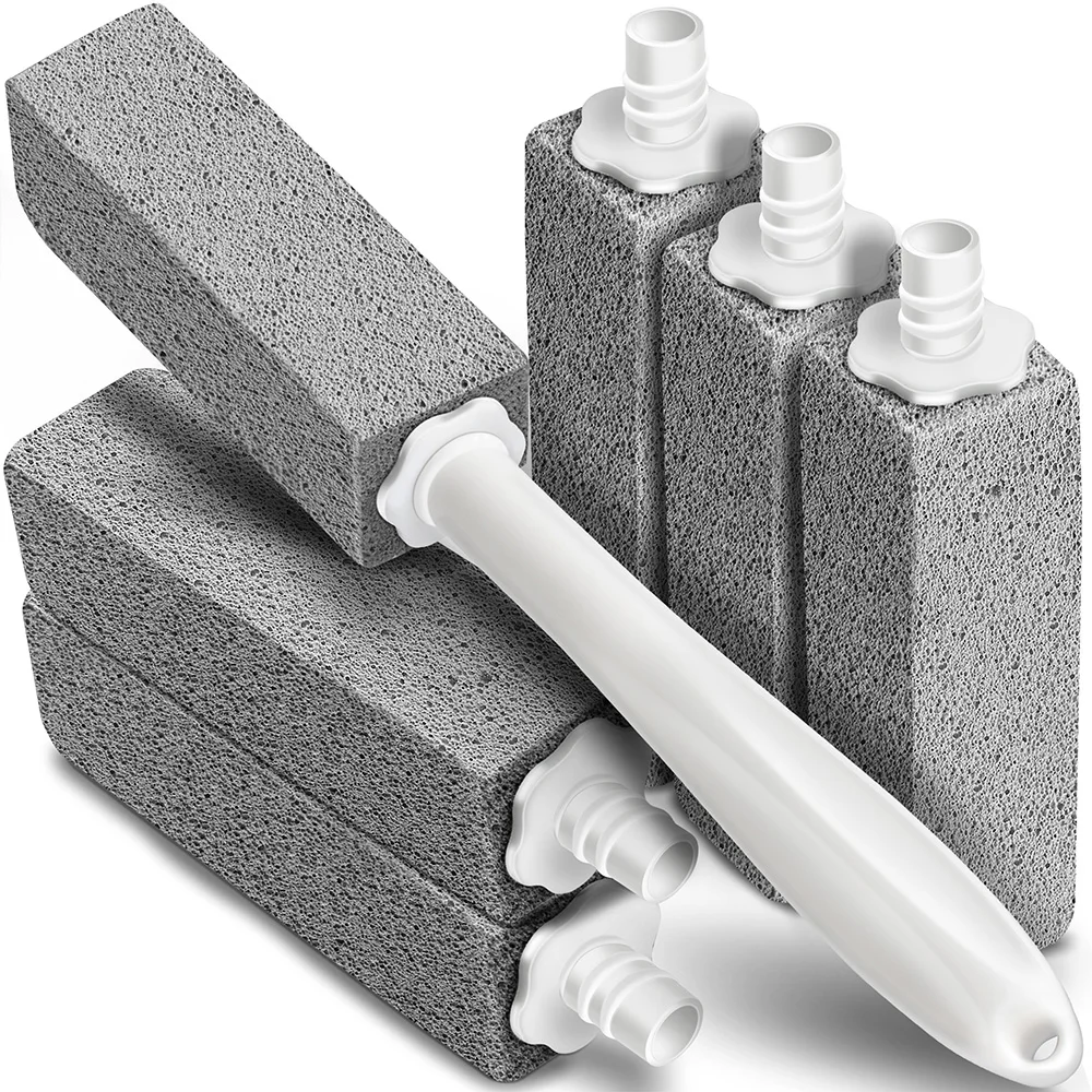 Wholesale Extra Long Handle Replaceable Pumice Stone Toilet Cleaning Brush Tool For Cleaning