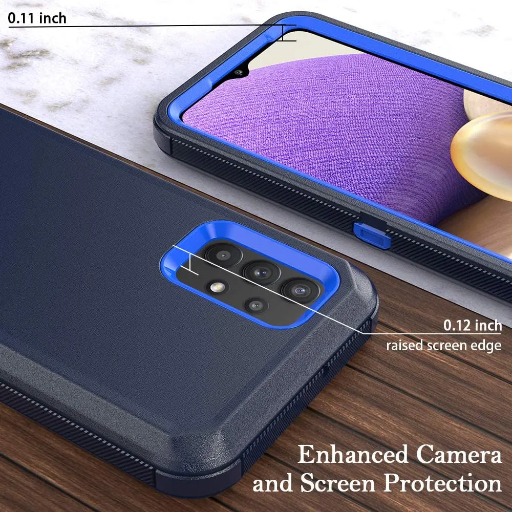 Robot Defender Holster Case For TCL 20 XE Rugged Shockproof Back Cover Heavy Duty Belt Clip Phone Case For TCL 20 XE