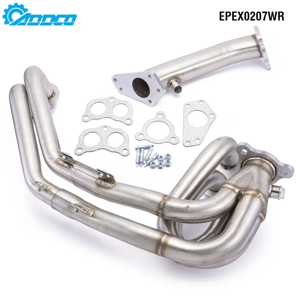 ADDCO - EPMAN для Subaru Lmpreza WRX STI 2002-2007 2.0L 2.5L турбо выхлопной коллектор из нержавеющей стали + вверх-труба EPEX0207WR