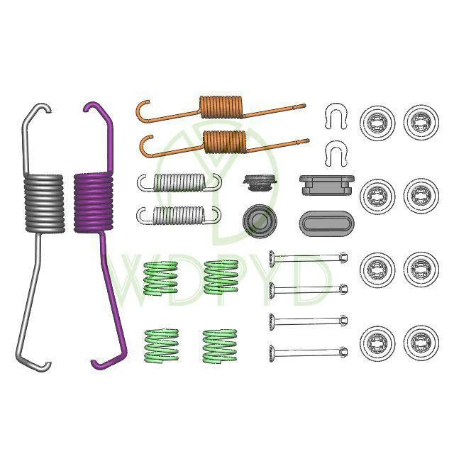 17448 S945 H17411 BRAKE SHOE REPAIR KIT BRAKE SPRING KIT BRAKE DRUM HARDWARE KIT FOR TOYOTA COROLLA FOR SCION IQ