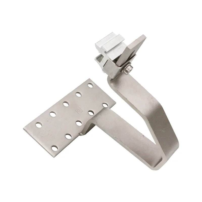 Solar Pitched Tile Roof Mounting Adjustable Tile Solar Roof Aluminum Hook Tile Roof Mounting Hook