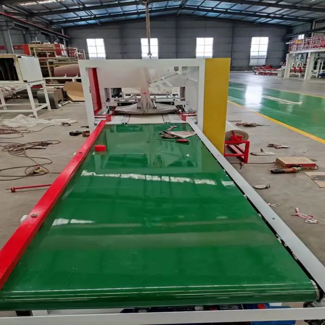 Pvc laminated gypsum board ceiling tiles making machine pvc film gypsum board lamination machine lamination machine