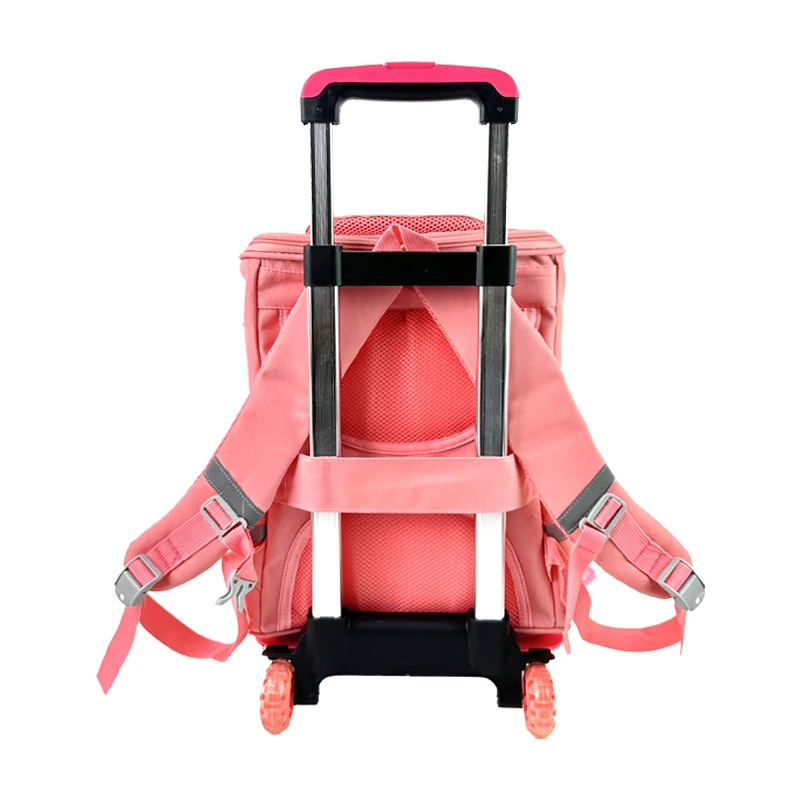 2023 New Printing High Quality teenagers trolley school Traveling Bag trolly Trolley Bag piece with big Wheels for Boys Girls