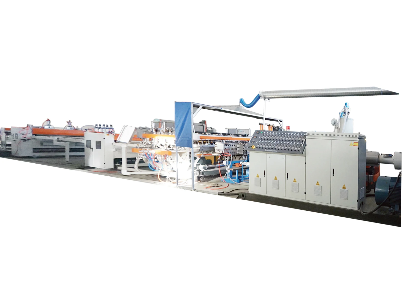 Plastic Reusable Industrial Extruder Machine PP Hollow Building Formwork Production Line