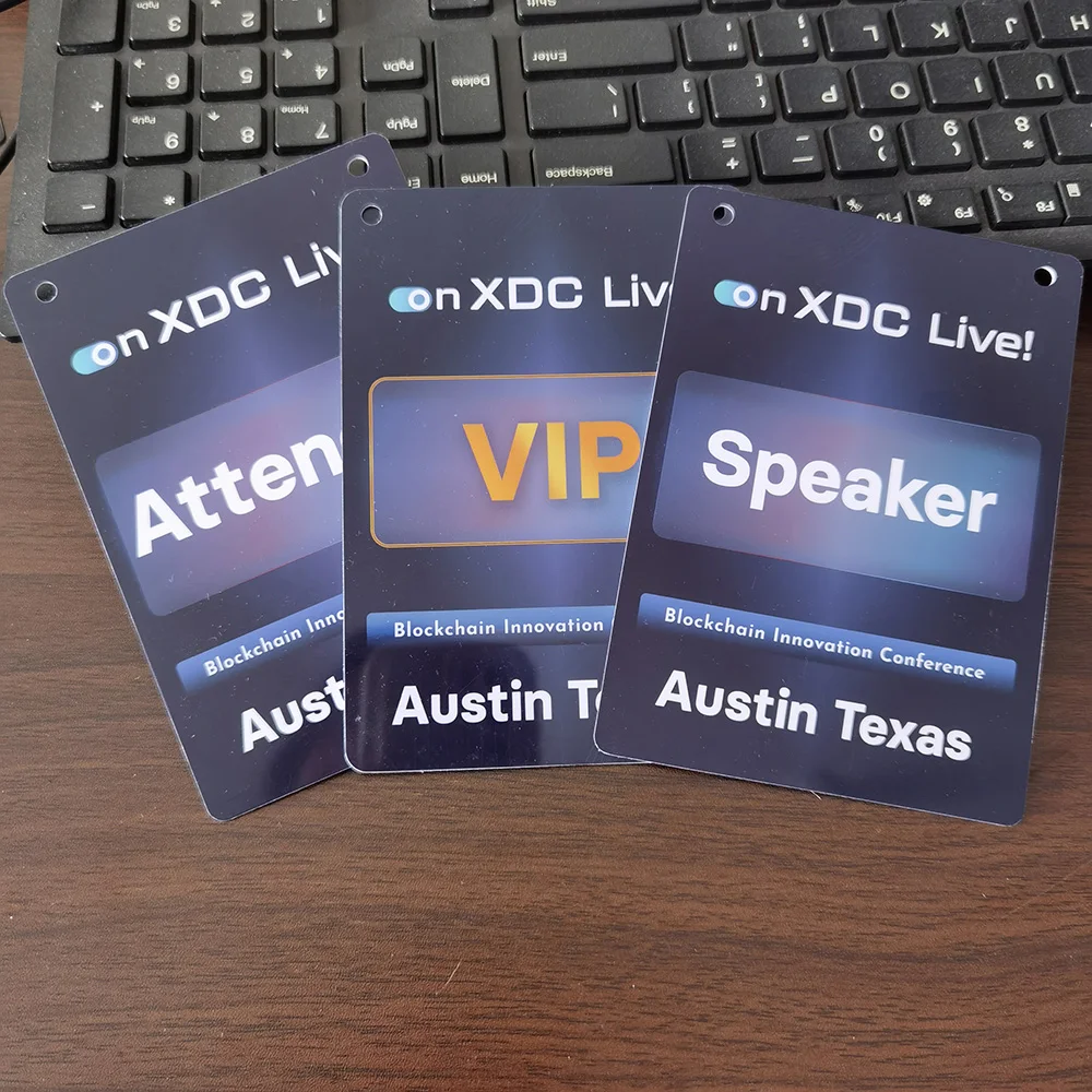 Customized Size VIP passes Cmyk Full Color Printing Vip Pass Card / Id Badge For Events